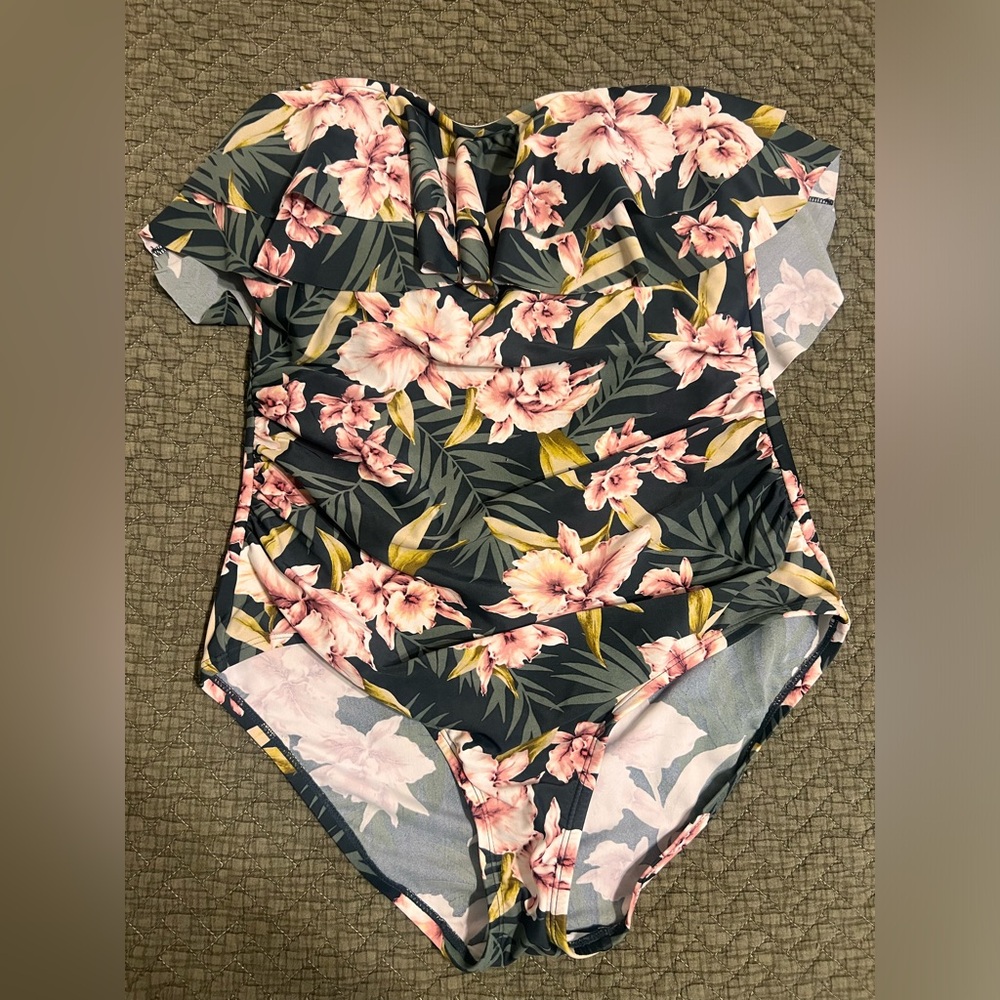 Kona Sol Target Elegant Floral Swimsuit